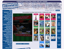 Tablet Screenshot of jobsworthcards.co.uk